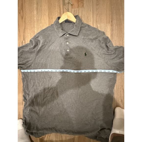 Men's Ralph Lauren s/s Polo Shirt XXL Gray - Picture 7 of 7